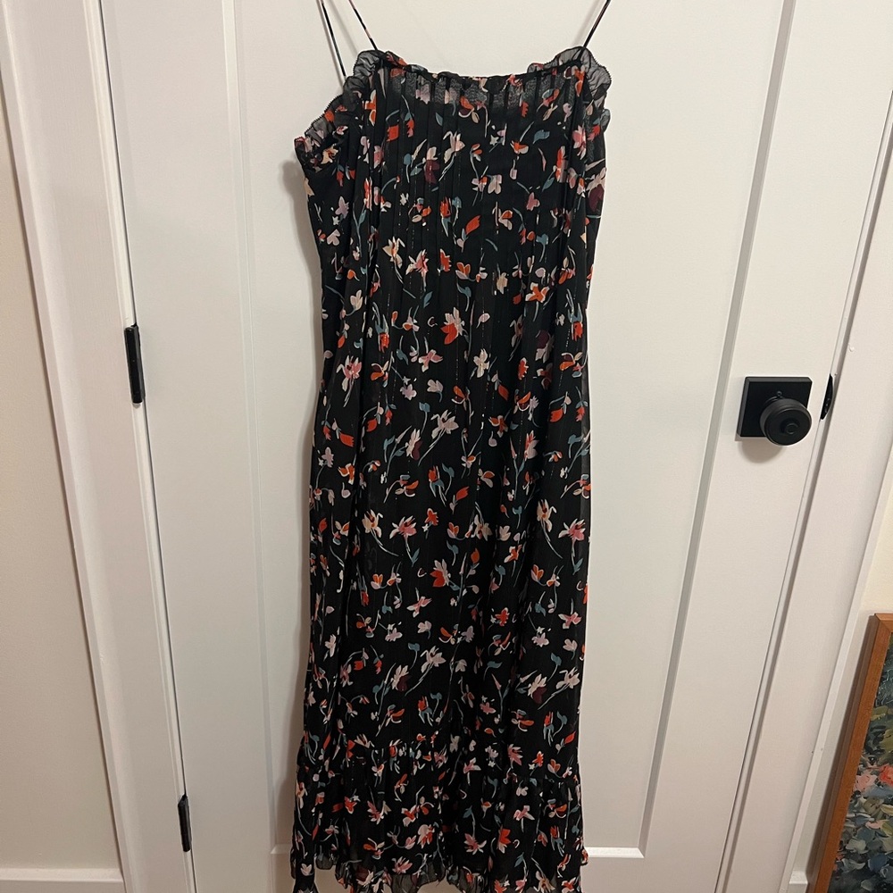 Madewell Black Midi Dress Size 6